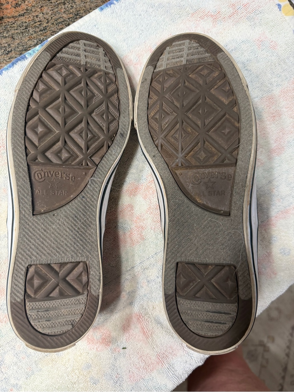 Converse Light Gray Low-Top Canvas Sneakers - Picture 4 of 4